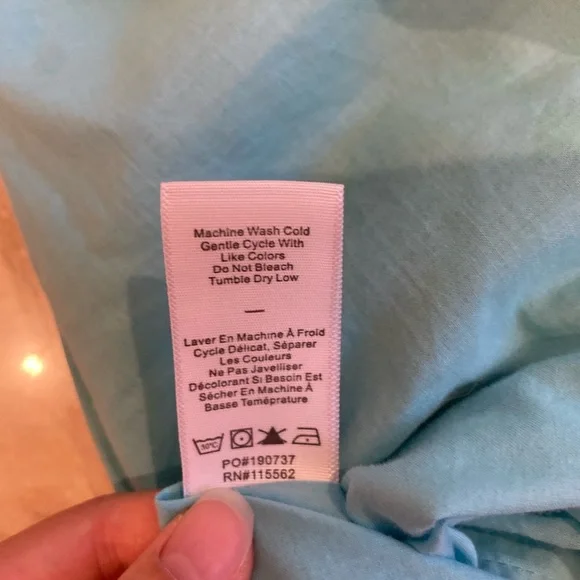 Likely 70s 60s blue & green selkie puff sleeve regency prom wedding guest dress - Picture 7 of 7